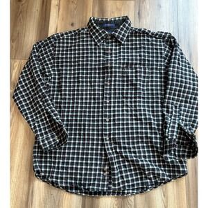 Pendleton Men's Sz XL Plaid Wool Shirt Long Sleeve